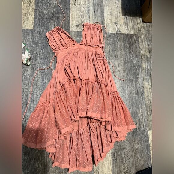 Free people peachy/pinkish dress #17 - Picture 1 of 10